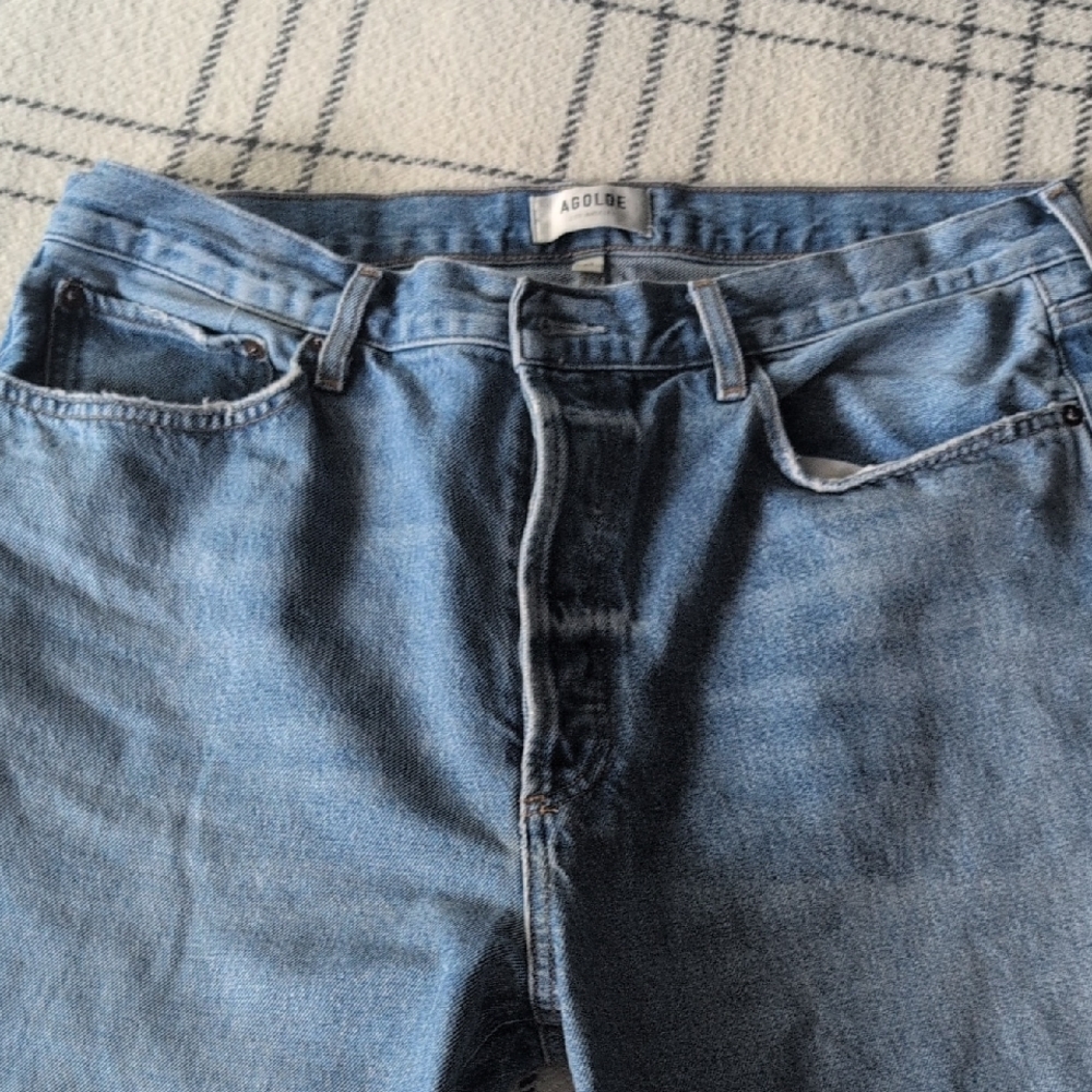 Agolde Blue Relaxed Jeans Classic Style